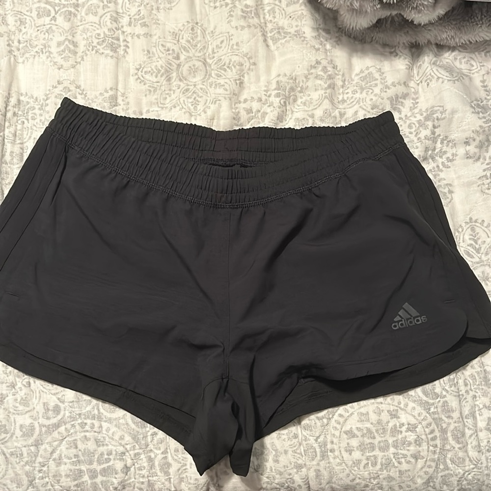 Black athletic shorts